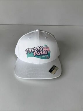 Torrey Pines San Diego White Snapback Hat